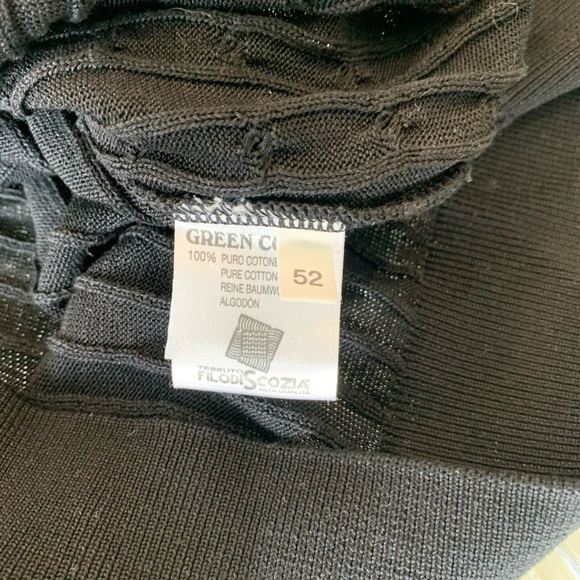 Black Sweater made in Italy by Green Coast NWOT - Picture 14 of 15